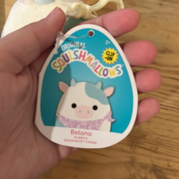 clip on rare belana cow squishmallow new with tags - Picture 3 of 4